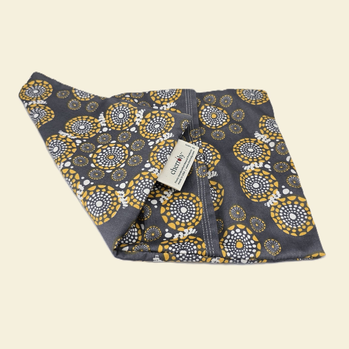 Cherroly® Removable Organic Cotton Heating Pad Cover-Gray Printed Design