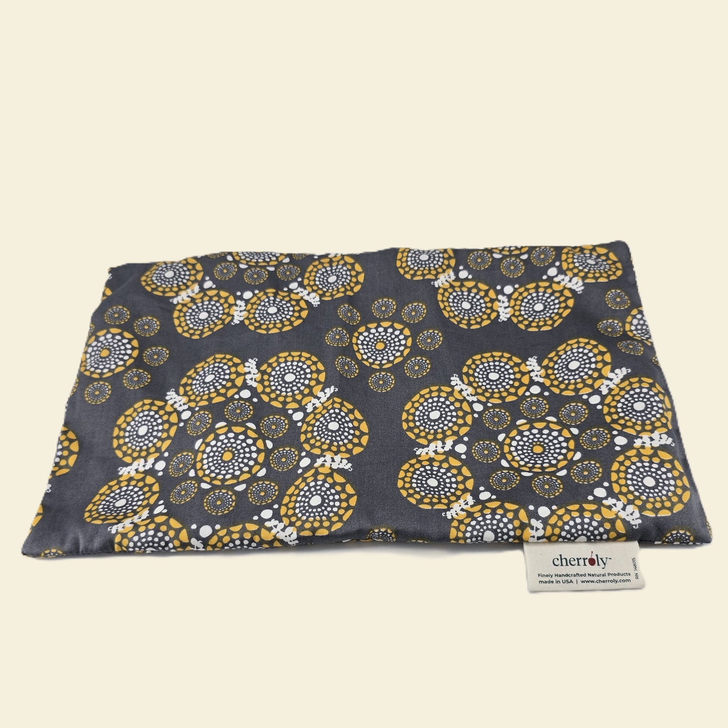 Cherroly® Removable Organic Cotton Heating Pad Cover-Gray Printed Design