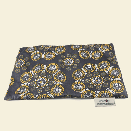 Cherroly® Removable Organic Cotton Heating Pad Cover-Gray Printed Design