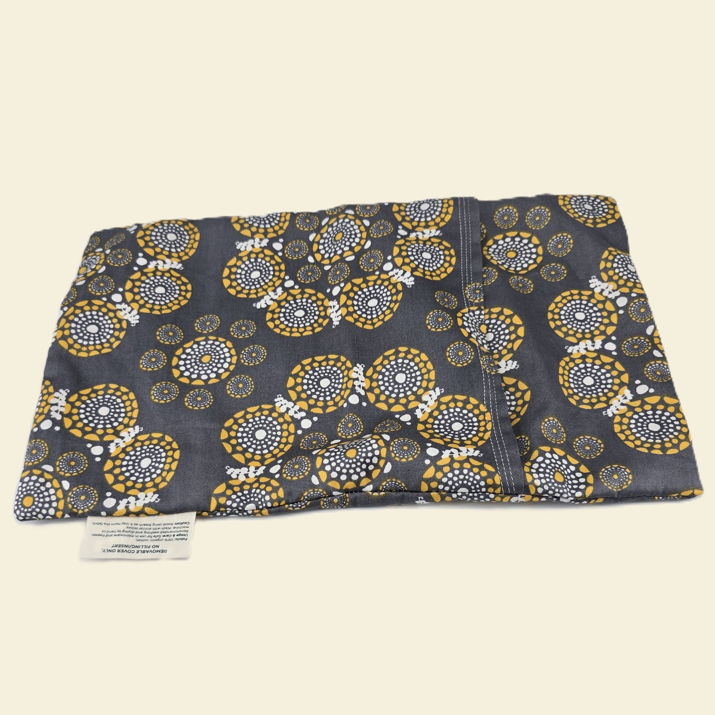 Cherroly® Removable Organic Cotton Heating Pad Cover-Gray Printed Design